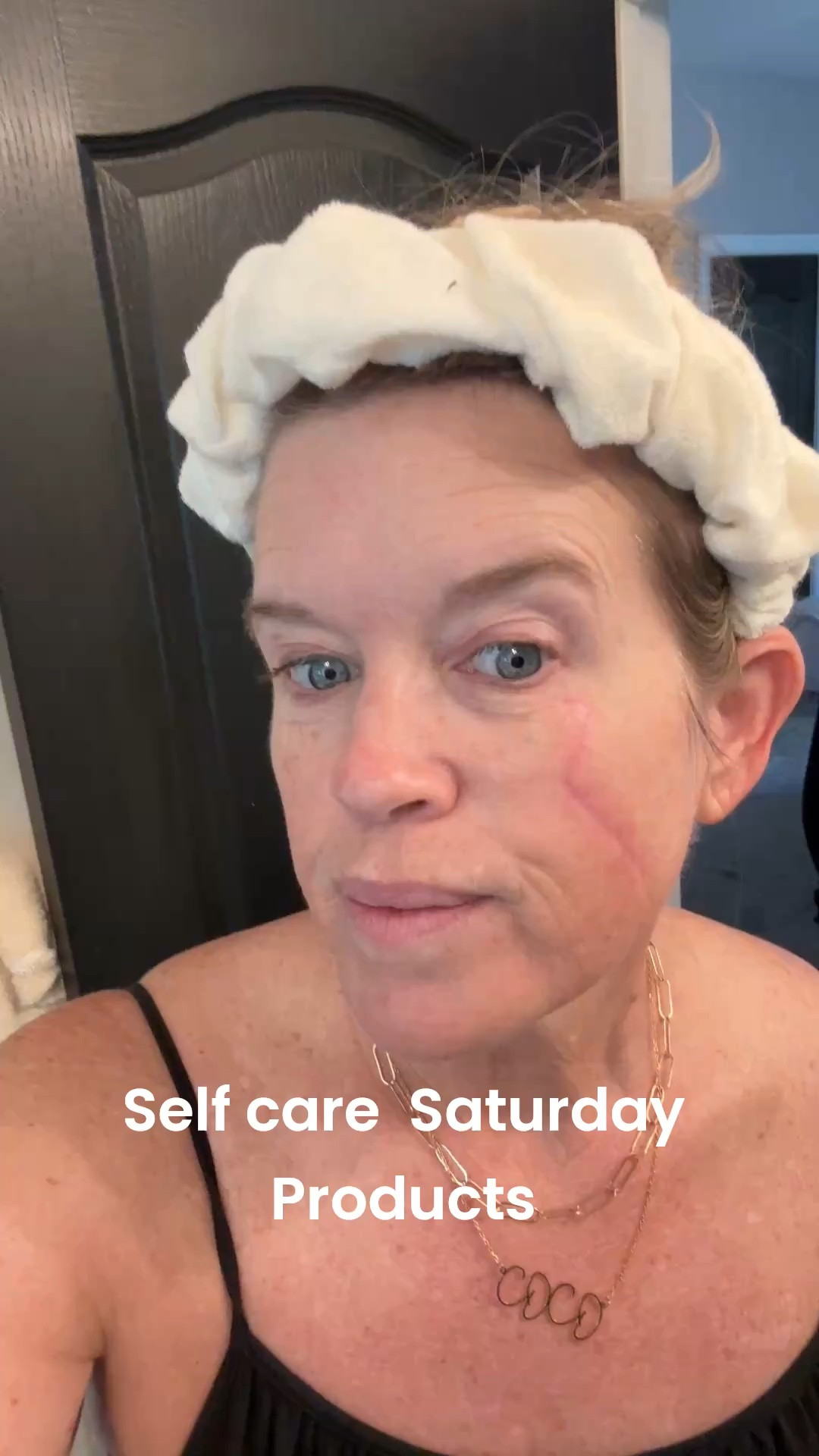 Self-care Saturday

Melanoma Cancer Journey 
10days after 3rd laser treatment 

Products  I am using today

Listing in order of use:

Borge- Xlg face towels larger & thicker
💯 biodegradable, so soft, chemical free

Elemis- Pro Collagen Green Fig cleansing Balm 

Thayers- hydrating milky mist
Oat milk and 7% glycerin 
Touchless 24 hour hydration, instantly dewy skin

Vit c serum 

Michael Todd sonic smooth pro-Dermaplaning microdermabrasion  & Facial hair removal system with led light

Repeat with:
Thayers- hydrating milky mist

Coleen Rothschild- glycolic acid peel pads with blue agave

Cosrx- advanced snail mucin glass Glow Hydrogel Mask 
Snail secretion filtrate + collagen 
For glowing skin, hydration and soothing plus firming 
Goes on white and you wear until transparent 

Use jade roller over mask to help press moisture into face & plus it’s soothing 

Remove mask and let skin breathe for about 5 mins 

Radiance Project by Mirabella LED Facial Mask with infrared 
-Fine Lines & Wrinkles
Blemishes 
Uneven skin tone
7 light treatment choices 
Pamper skin without downtime rechargeable 7-15 min depending on light color

Finishing up with

One skin 
08-01 eye topical supplement-
Essential Eye cream
Around eye area

Then One skins 08-01 Face topical supplement essential moisturizer 

Dime - wonderscreen broad spectrum spf 30

#LTKOver40 #LTKBeauty #LTKselfcare
