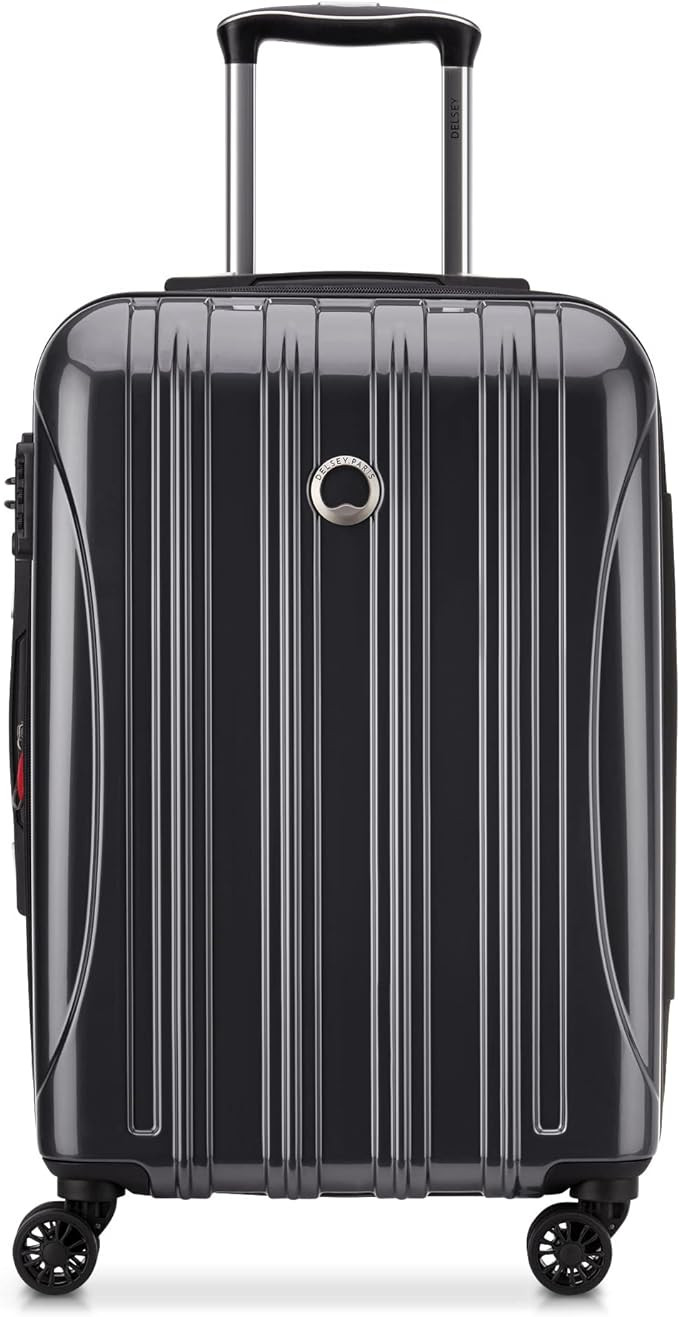 DELSEY PARIS Helium Aero Hardside Expandable Luggage with Spinner Wheels, Titanium, Carry-On 21 I... | Amazon (US)