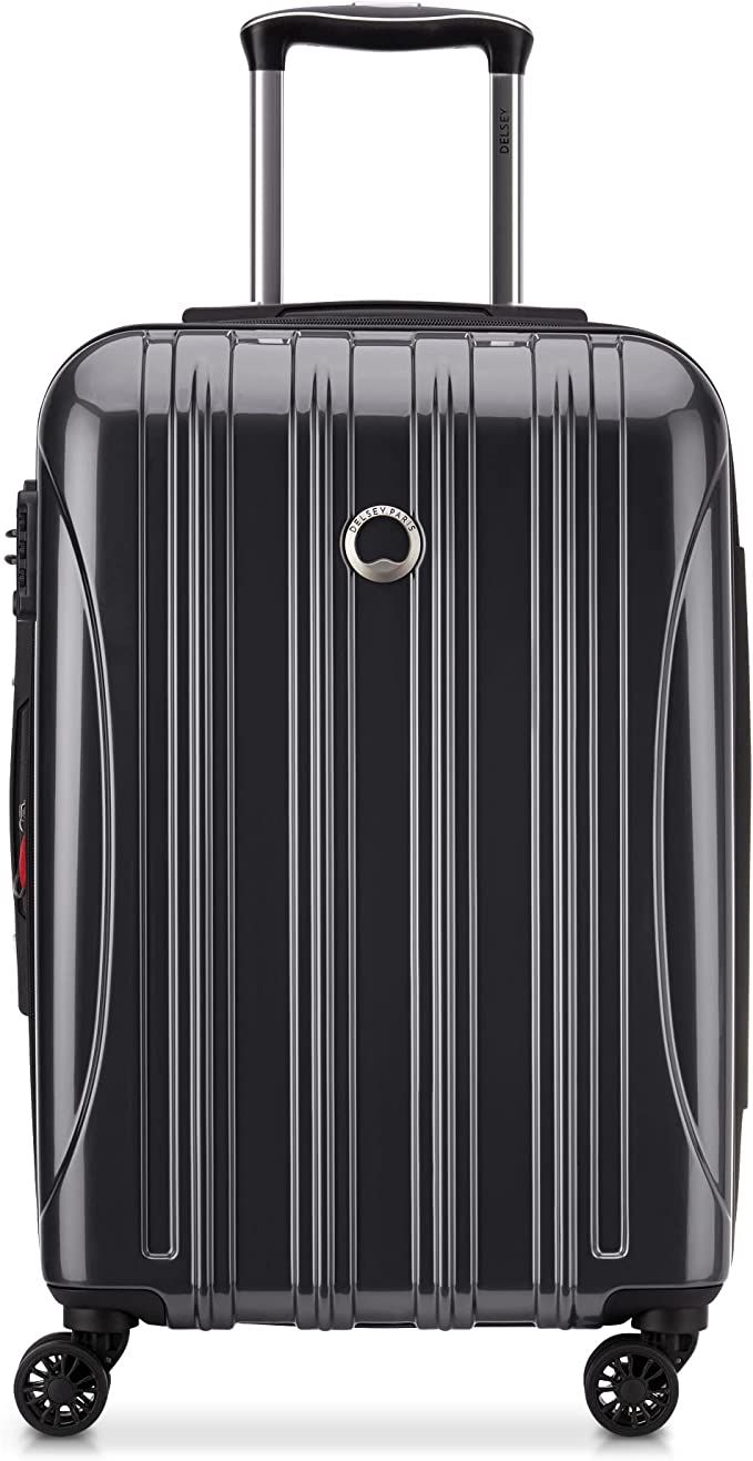 DELSEY Paris Helium Aero Hardside Expandable Luggage with Spinner Wheels, Titanium, Carry-On 21 I... | Amazon (US)