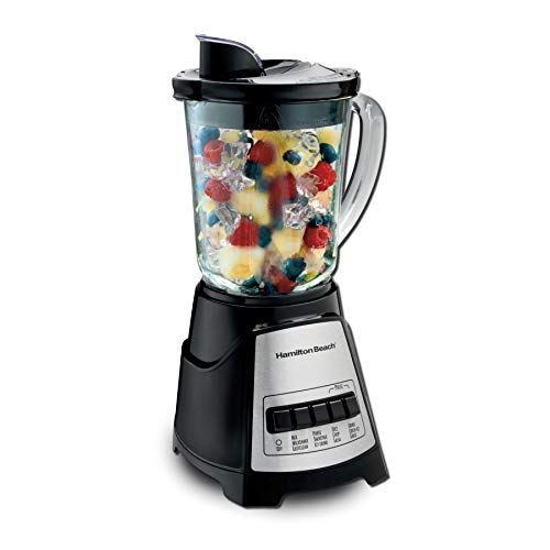 Hamilton Beach 58148A Blender to Puree - Crush Ice - and Make Shakes and Smoothies - 40 Oz Glass Jar | Amazon (US)