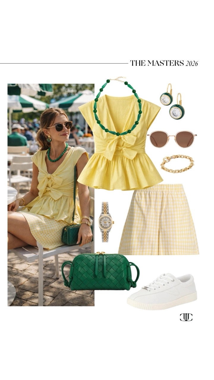 Not sure what to wear to The Masters? Start here ⛳️🌿

Think polished, effortless, and comfortable enough for a full day on the course. From breezy spring dresses and tailored sets to chic, walkable shoes and classic accessories, these looks are made for everything from tee time to clubhouse brunch.

Save this for outfit inspo and tap to shop all my Masters-ready picks. ✨ 

 #LTKStyle #MastersStyle #GolfTournamentStyle #SpringOutfits #PreppyStyle #SouthernStyle #EventStyle #LTKFinds 

#LTKootd #LTKOver40 #LTKSeasonal