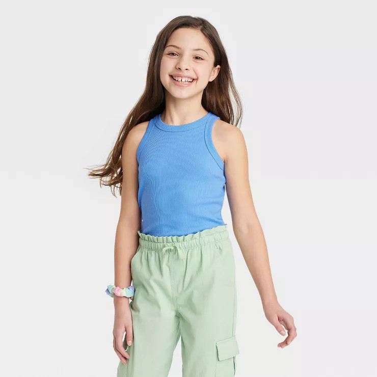 Girls' Ribbed Tank Top - Cat & Jack™ | Target