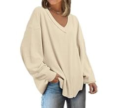 Trendy Queen Womens Oversized Sweatshirts Sweaters Casual Pullover Loose Long Sleeve Tops Shirts ... | Amazon (US)