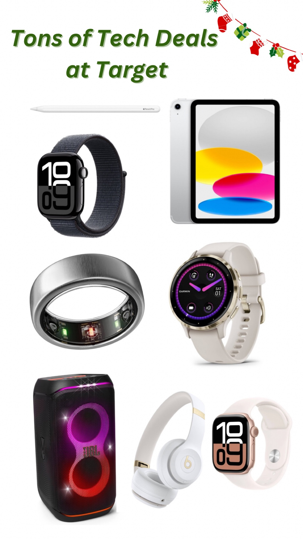 Tons of technology deals at Target. Several are 40% off. Snagged an iPad and pencil for sis 

Christmas, gift guide, sale alert, Christmas shoppingg

#LTKSaleAlert #LTKFamily #LTKHoliday