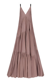 Exclusive Theatre for Dreamers Tiered Silk-Blend Gown