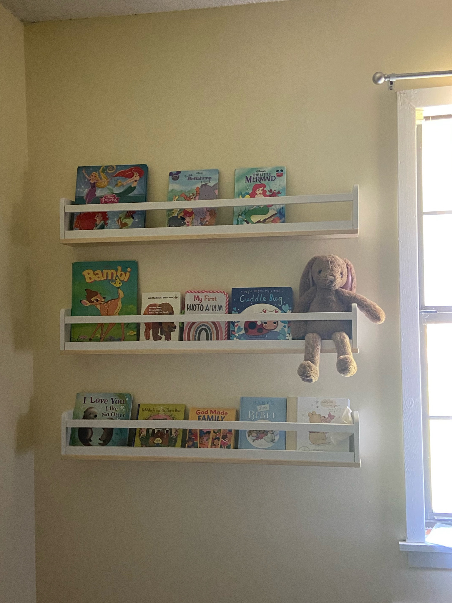 The perfect bookshelves for our nursery from Amazon! They were super easy to put up too! 

#LTKBaby #LTKFamily #LTKHome