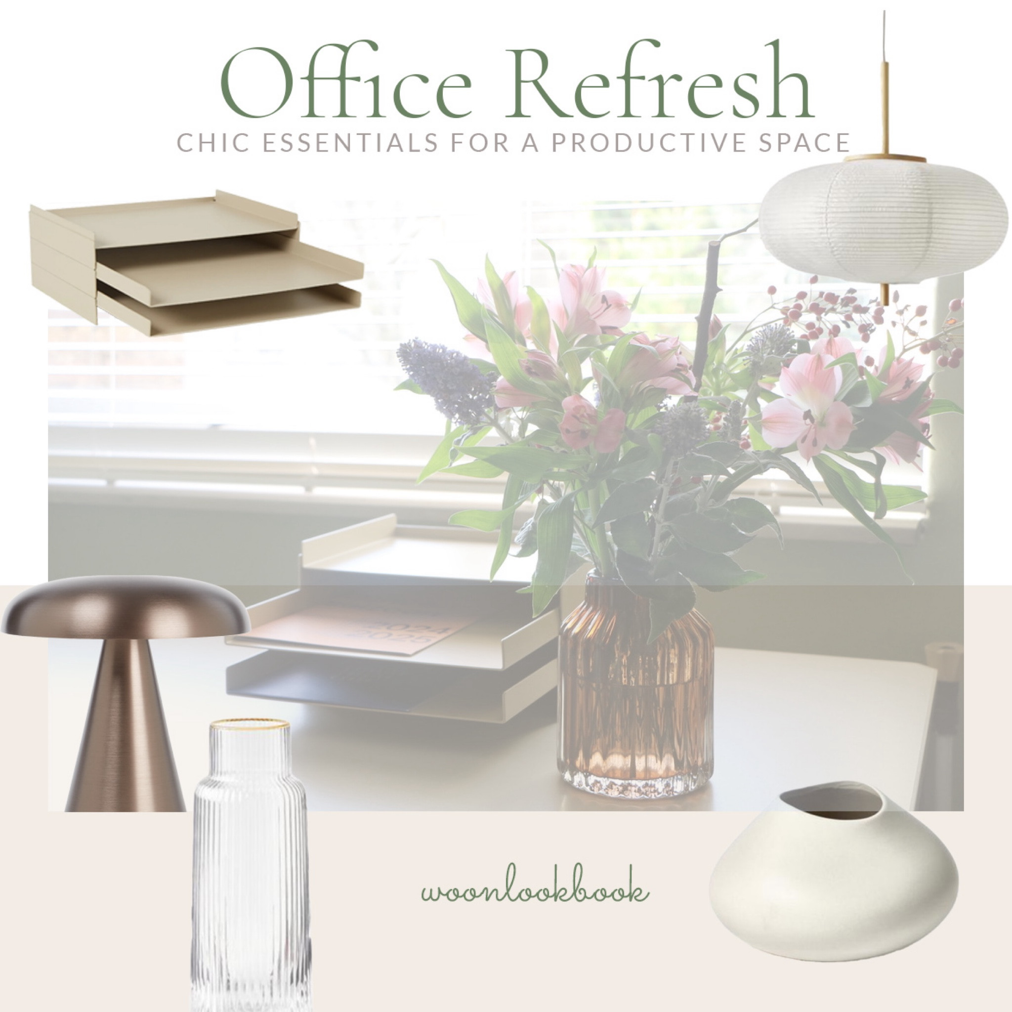 Office refresh, kids back to school, getting used to work again after the holidays! Time for some flowers, a new letter tray, new lamps, a vase and a more chic way to drink water.

#LTKstyletip #LTKeurope #LTKhome