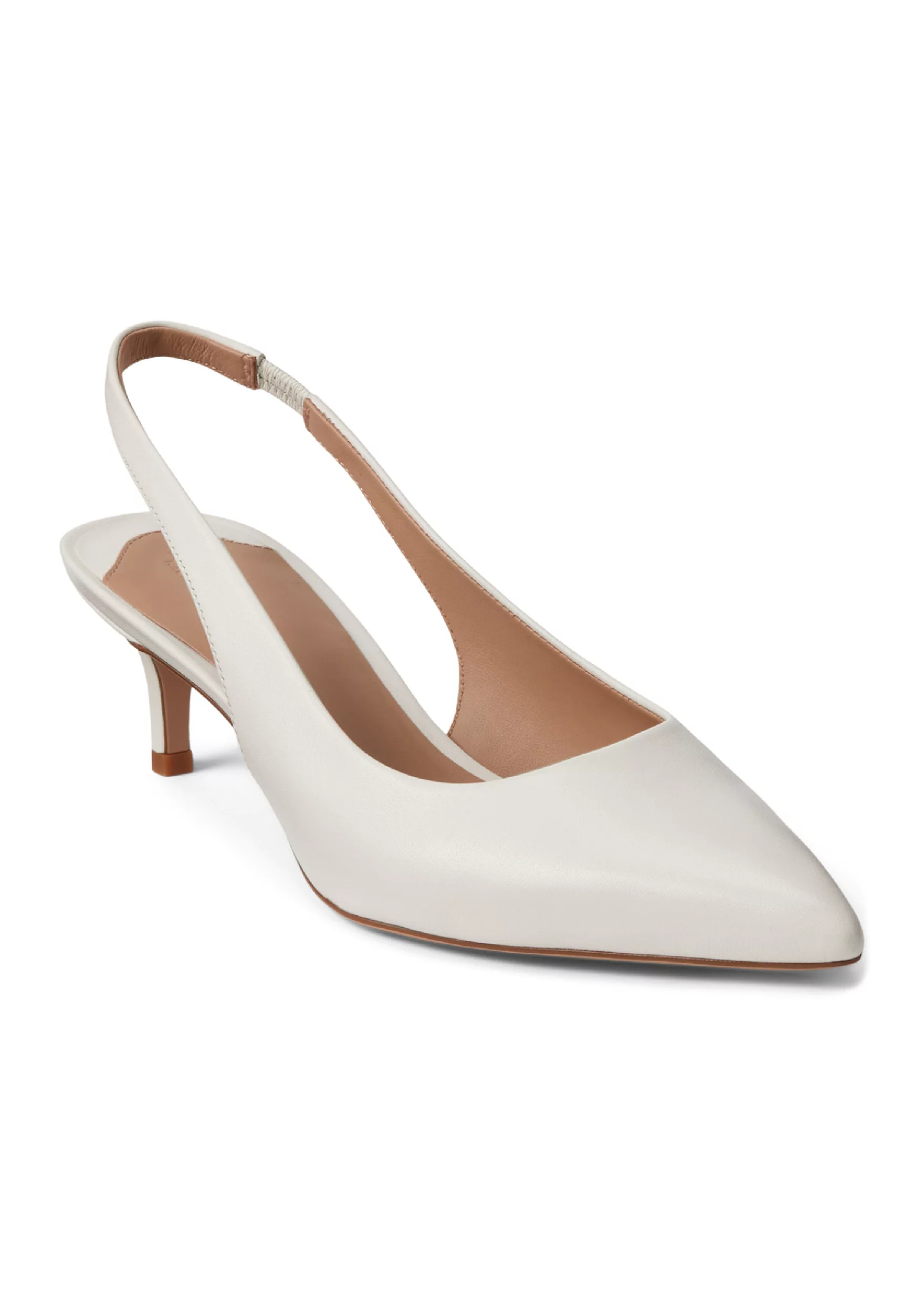 Lolah Burnished Leather Slingback Pumps | Belk