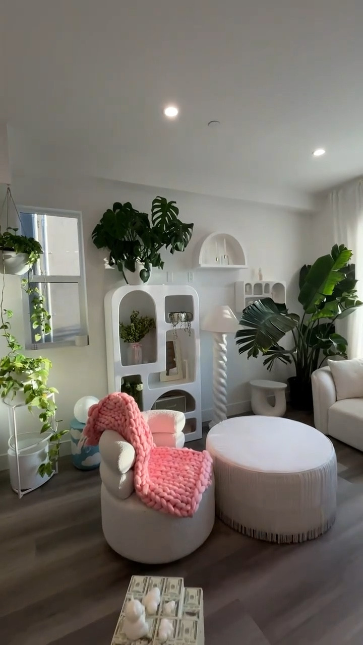 Living room inspo - home decor - home finds - home furniture finds - greenery decor - trendy house decor - aesthetic home decor 

#LTKstyletip #LTKFind #LTKhome
