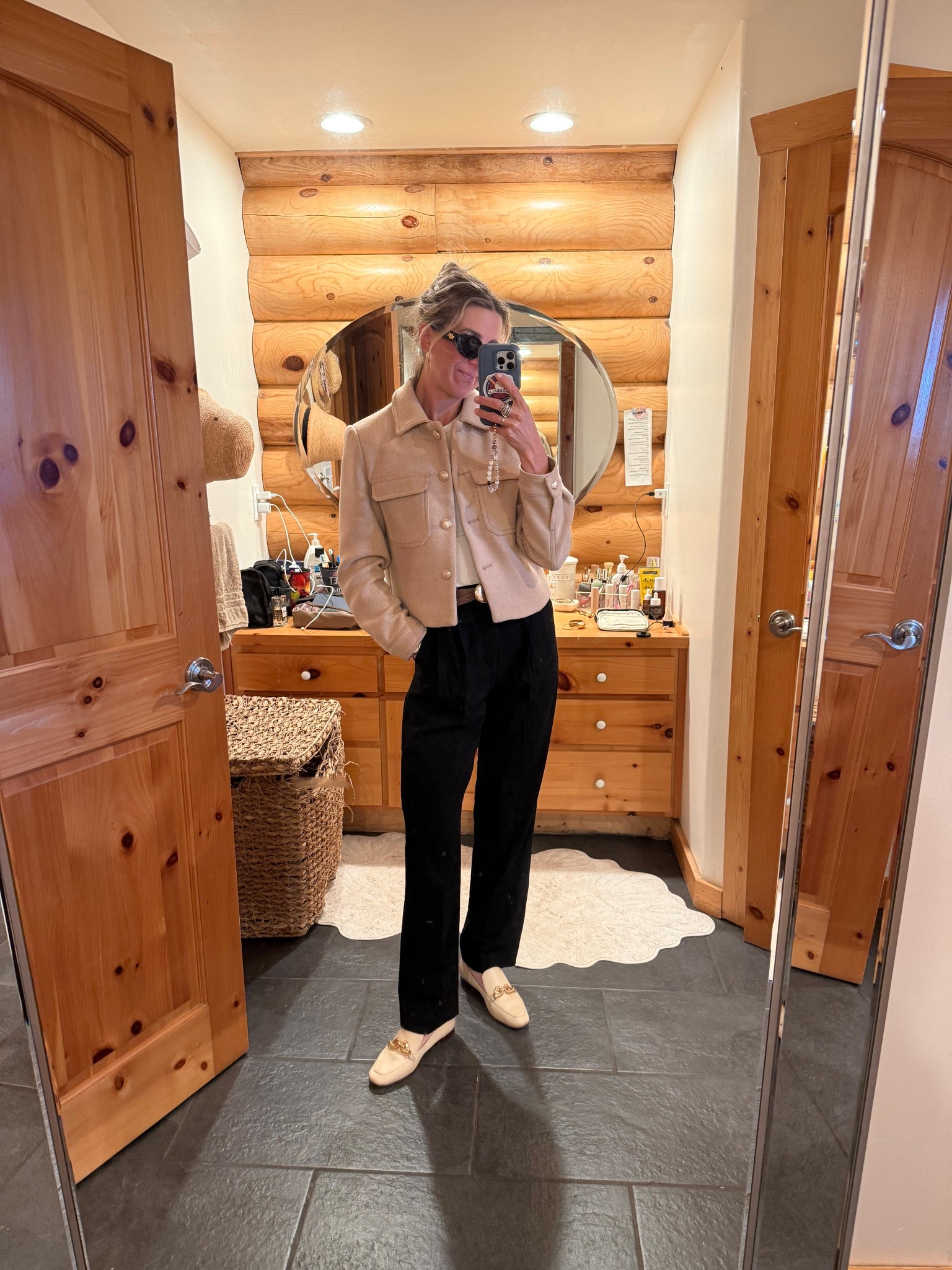 Loafer trousers lady jacket kind of day!

#LTKootd
