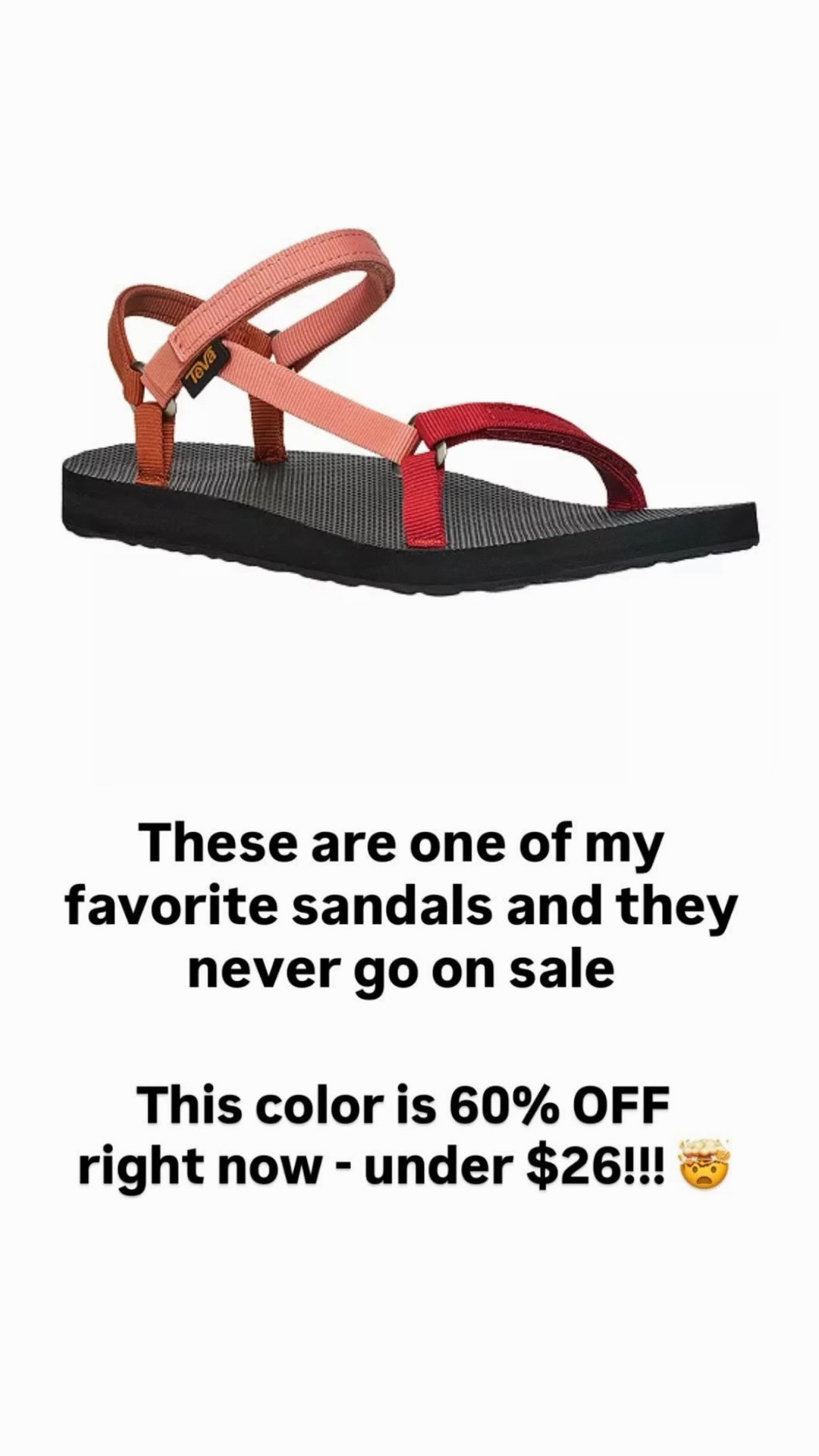 These are one of my favorite sandals and they are on super sale! 
(60% off and under $26!!!)

#LTKSaleAlert