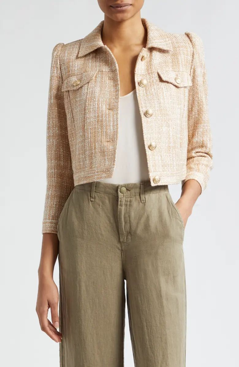 Kasey Tweed Crop Jacket | Nordstrom