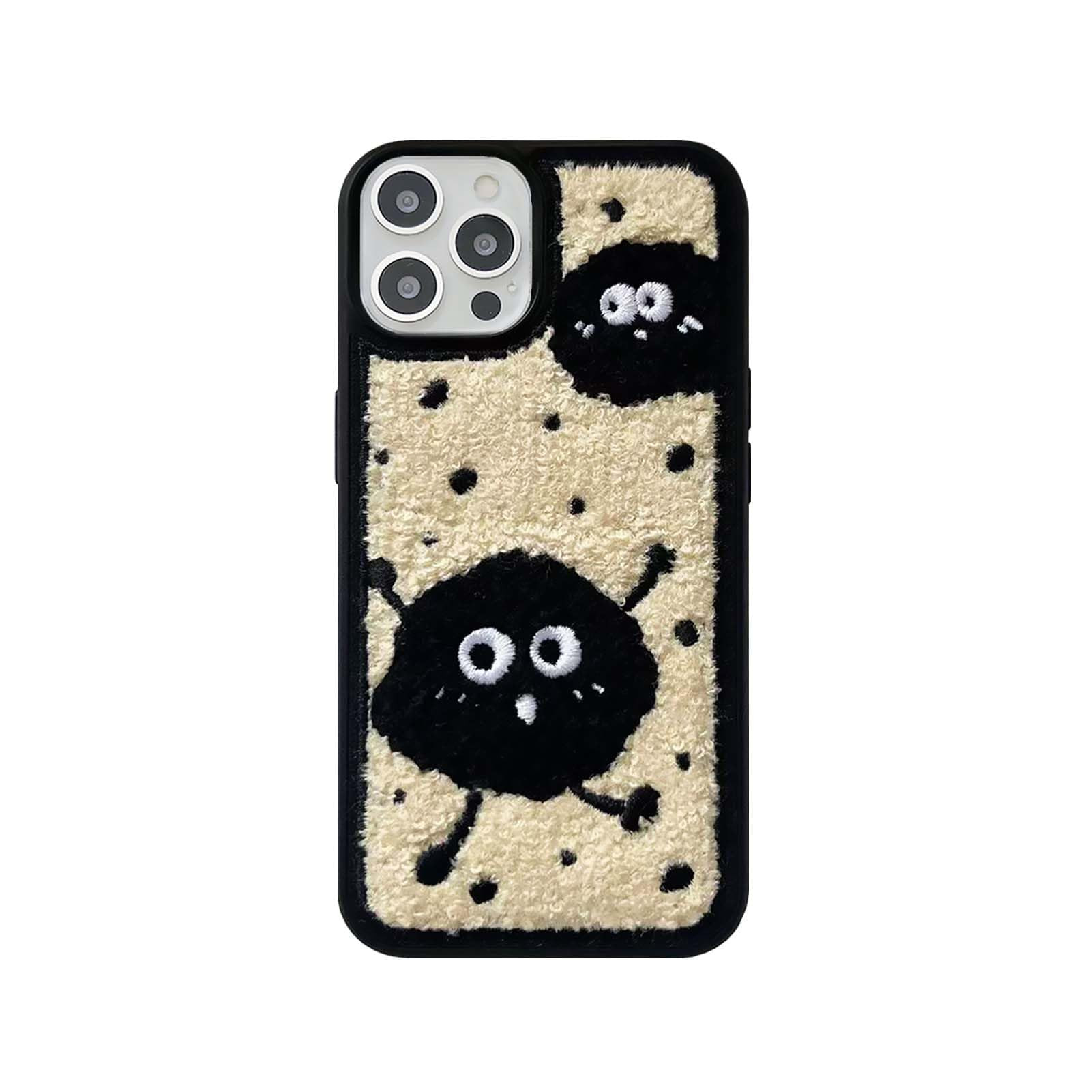 Cute Briquettes Cartoon Case for Apple iPhone 15 Pro Max,Cute Monster Funny Phone Case for iPhone... | Amazon (US)