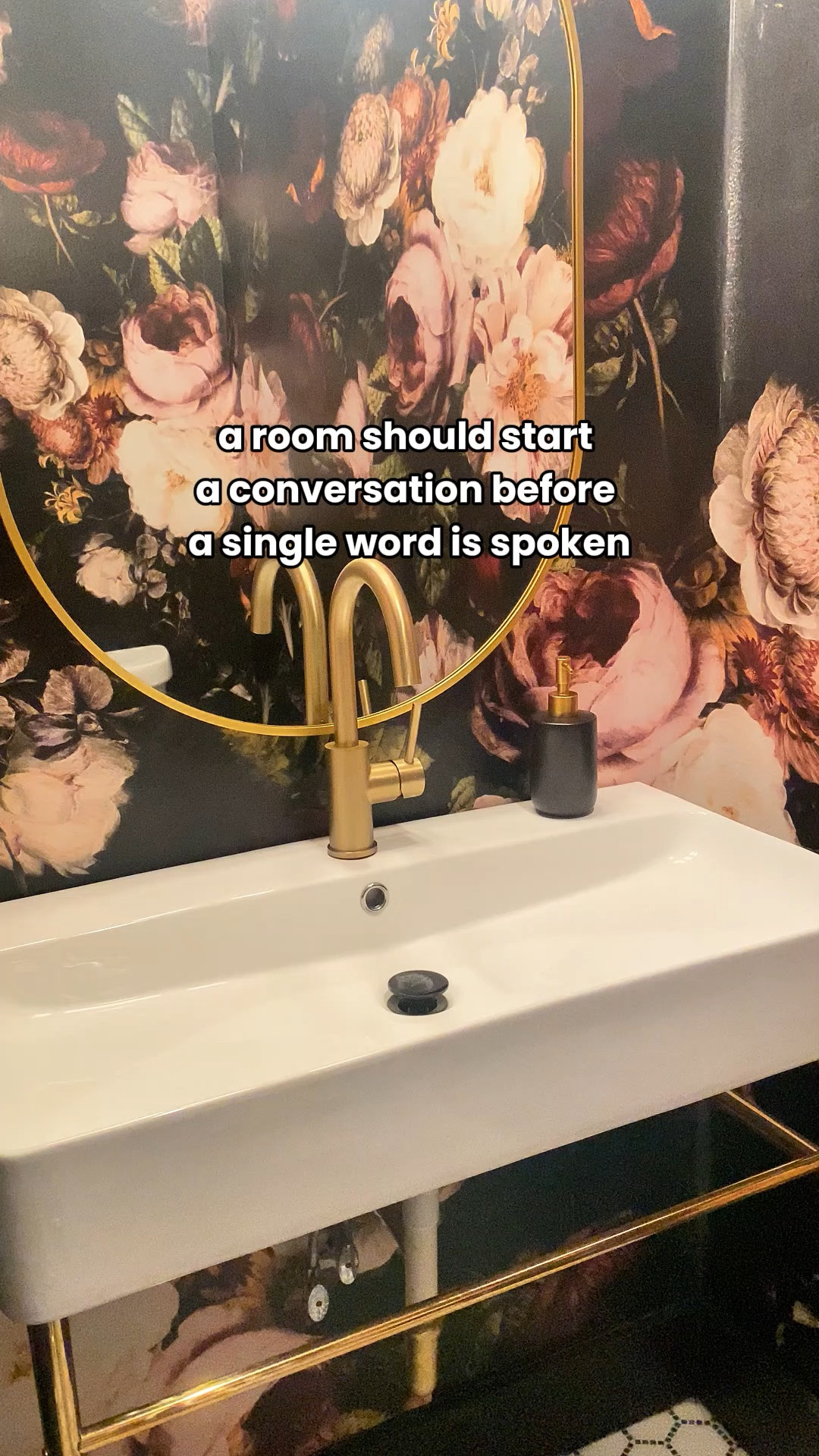 Transform your half bath into a stylish oasis with this chic Dark Floral Wallpaper! 🌸✨ Elevate your space with bold blooms that set the perfect mood, complemented by luxurious golden fixtures for an elegant touch. Discover the ideal blend of sophistication and comfort—shop now and redefine your half bath! Don’t miss out on this stunning upgrade!

🎁 Shop now at https://www.shopltk.com/explore/Elizabeth_Greever
🎁See our stories for link


Follow us for more:
Inspiration 💫
Links to favorite materials 💚
Before & Afters 👏🏻
Shop & get inspired 👇🏻

#eversancooperdesign #HomeDecor #BathroomRemodel #ChicInteriors



#LTKHome #LTKSaleAlert #LTKWatchNow