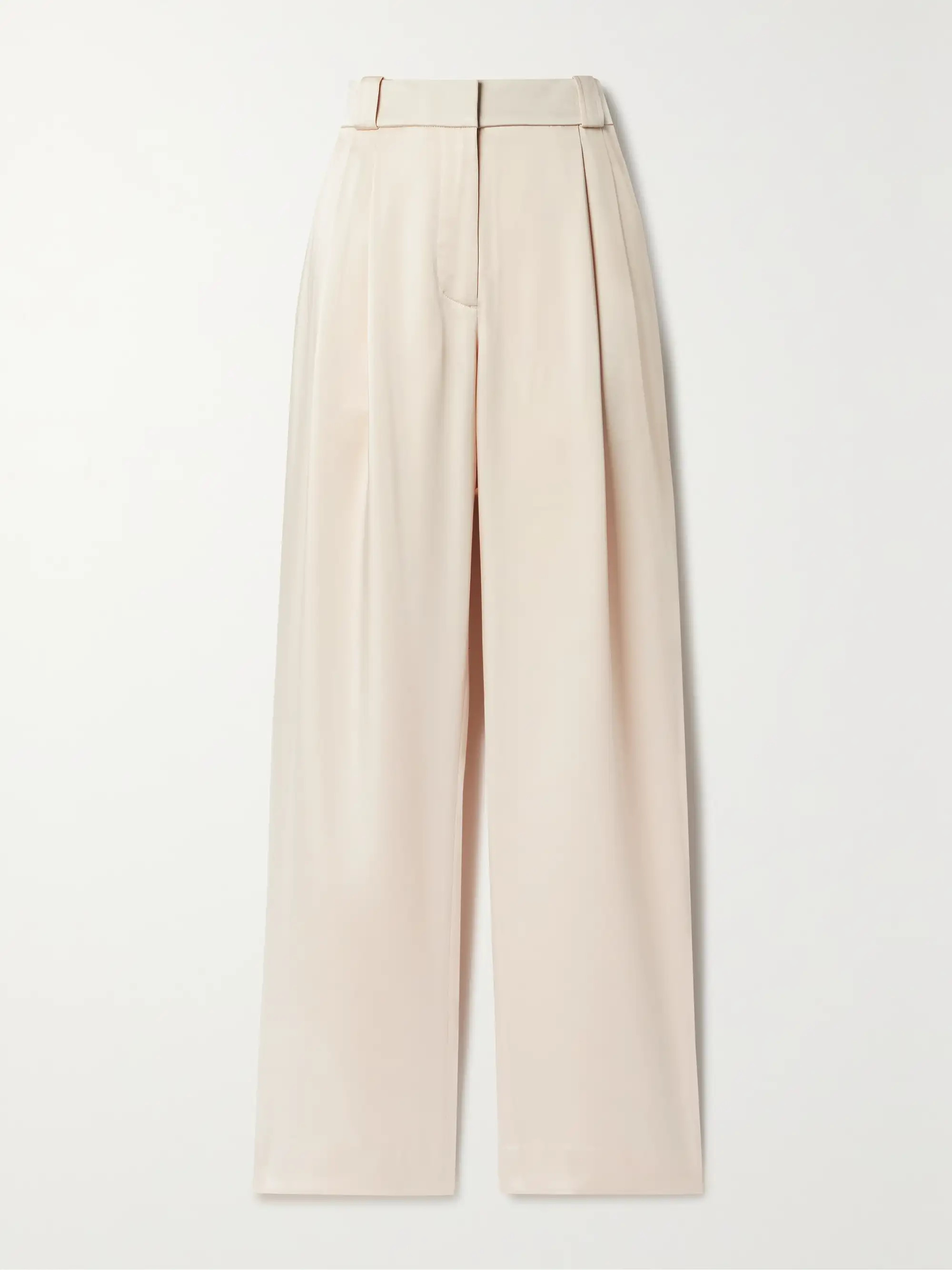 Fynn pleated crepe wide-leg pants | NET-A-PORTER (US)