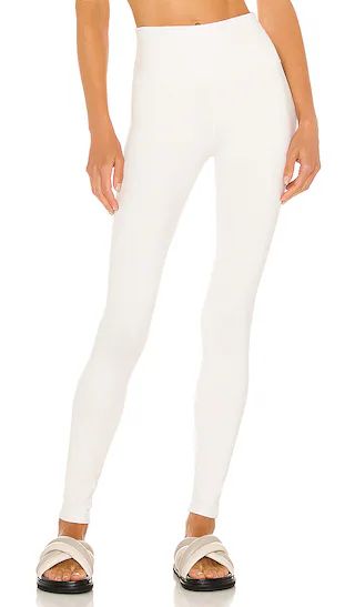 alo High Waist Airbrush Legging in Ivory. - size L (also in M, S) | Revolve Clothing (Global)