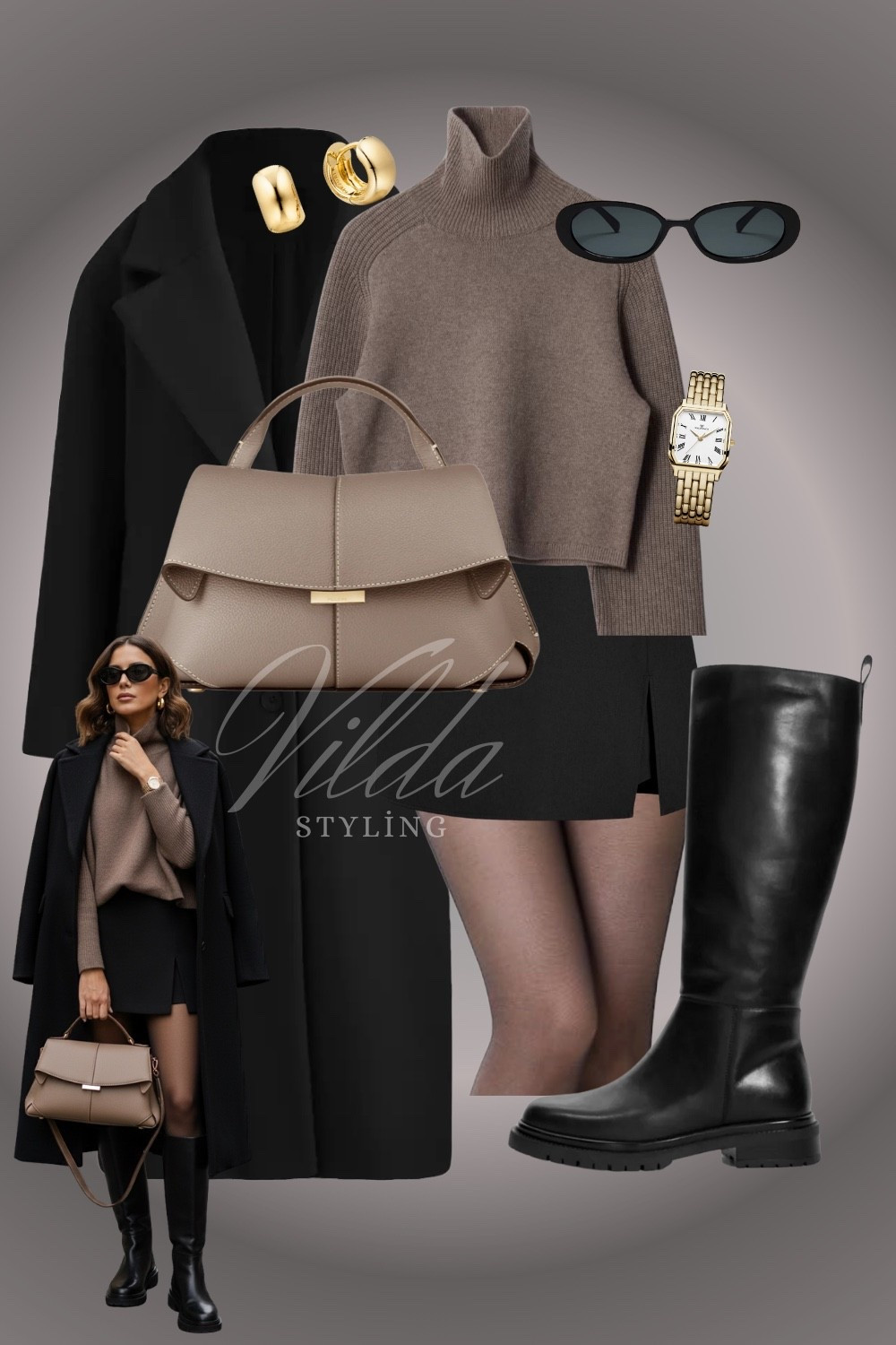 The ultimate uniform for a city day. ☕️ Sophisticated neutrals and sleek silhouettes are always a "yes" in my book. This black wool coat paired with a taupe turtleneck creates that perfect high-end contrast.
#QuietLuxury #WinterStyle #OldMoneyAesthetic #CityStyle 


#LTKwinter #LTKstyletip #LTKshoes