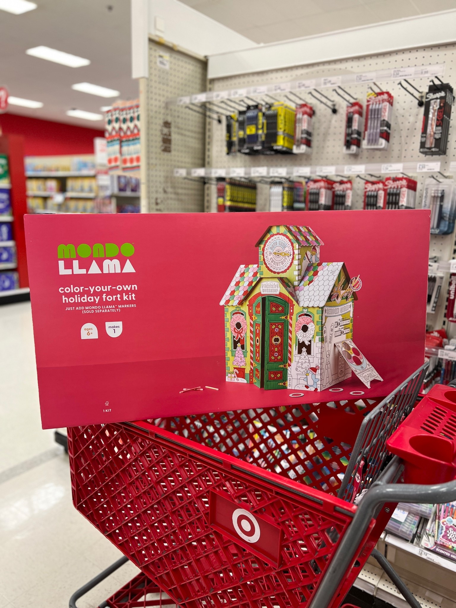 Christmas mom hack: my kids have been loving this color your own fort kit from Target! This year they added a reindeer ring toss and cornhole 👏🏼

#LTKGiftGuide #LTKHoliday #LTKKids