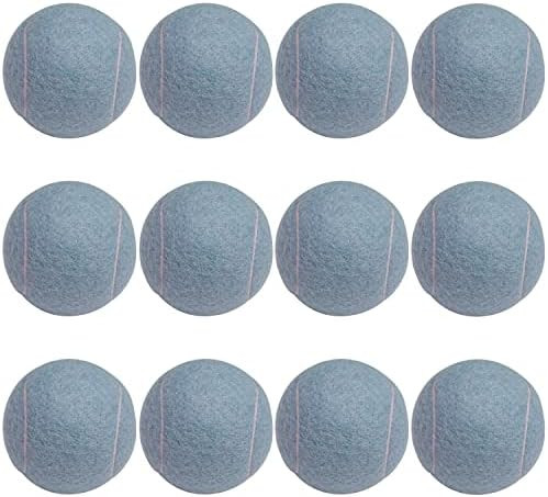 URBEST Tennis Ball 12 Packs Training Tennis Balls Practice Balls for Novice Player, Pet Dog Playi... | Amazon (US)
