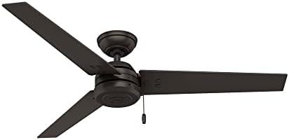 Hunter Cassius Indoor / Outdoor Ceiling Fan with Pull Chain Control, 52", Premier Bronze | Amazon (US)
