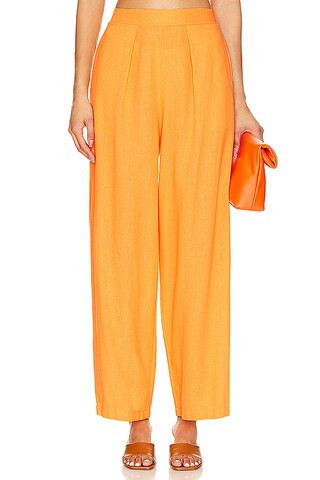 PEIXOTO Quinni Pants in Mango Tango from Revolve.com | Revolve Clothing (Global)