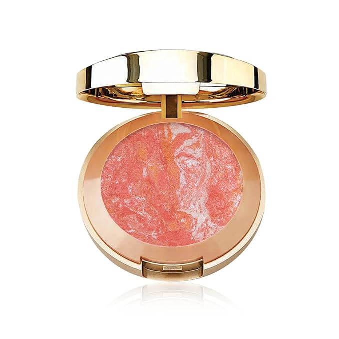 Milani Baked Blush - Corallina (0.12 Ounce) Cruelty-Free Powder Blush - Shape, Contour & Highligh... | Amazon (US)