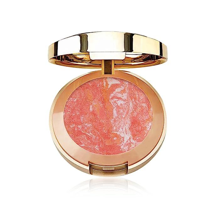 Milani Baked Blush - Corallina (0.12 Ounce) Cruelty-Free Powder Blush - Shape, Contour & Highligh... | Amazon (US)