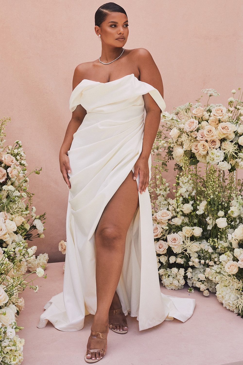 ivory draped corset bridal gown - limited edition | House of CB