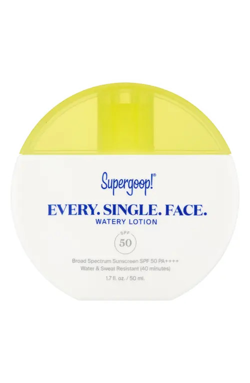 Supergoop!® Every Single Face Watery Lotion Sunscreen SPF 50 at Nordstrom, Size 1.7 Oz | Nordstrom