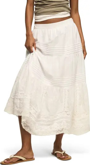 Lucky Brand Lace & Embroidery Maxi Skirt | Nordstrom | Nordstrom