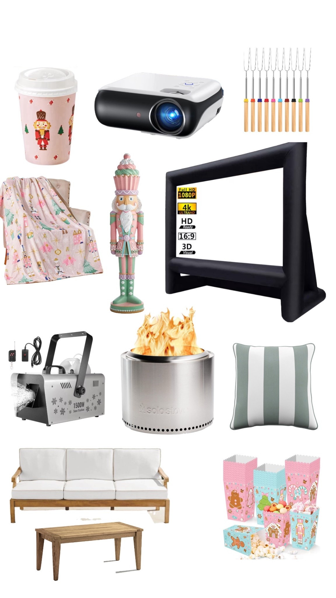 Christmas movie night 🎄🎀  Hosted a family movie night with “snow” and highly recommend! Comment MOVIE and we will send you what you need to host! 

#LTKHome #LTKGiftGuide #LTKHoliday