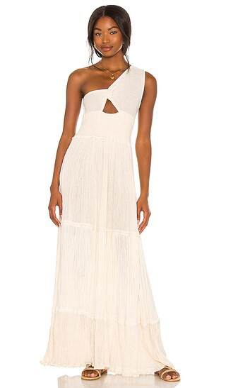 Iberian Maxi Dress in Natural | Revolve Clothing (Global)