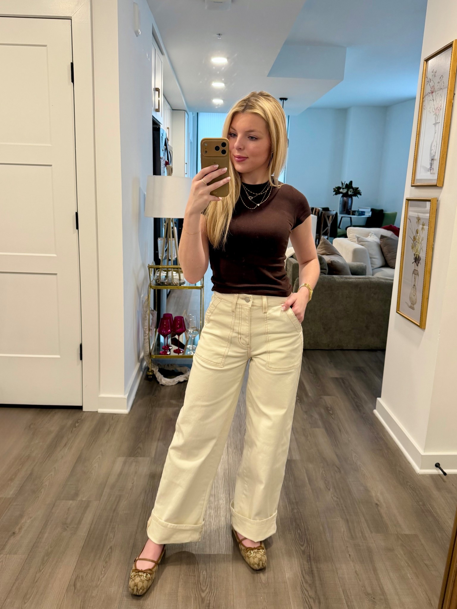 OOTD - these anthro-inspired jeans from Walmart are a must! Go get them before they sell out🤍

#LTKWorkwear #LTKSeasonal #LTKootd
