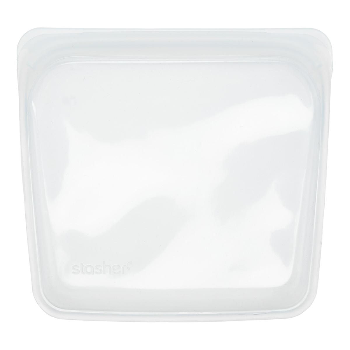 Stasher Clear Silicone Reusable Storage Bags | The Container Store