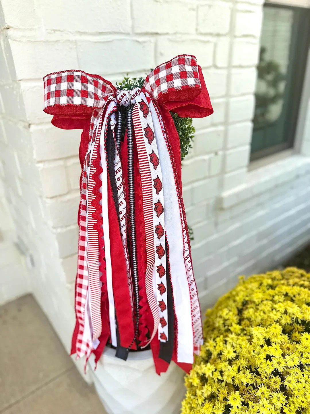 Arkansas Razorbacks Bow: Hog Call Ribbon Decor, Tailgate Party Gift | Etsy (US)