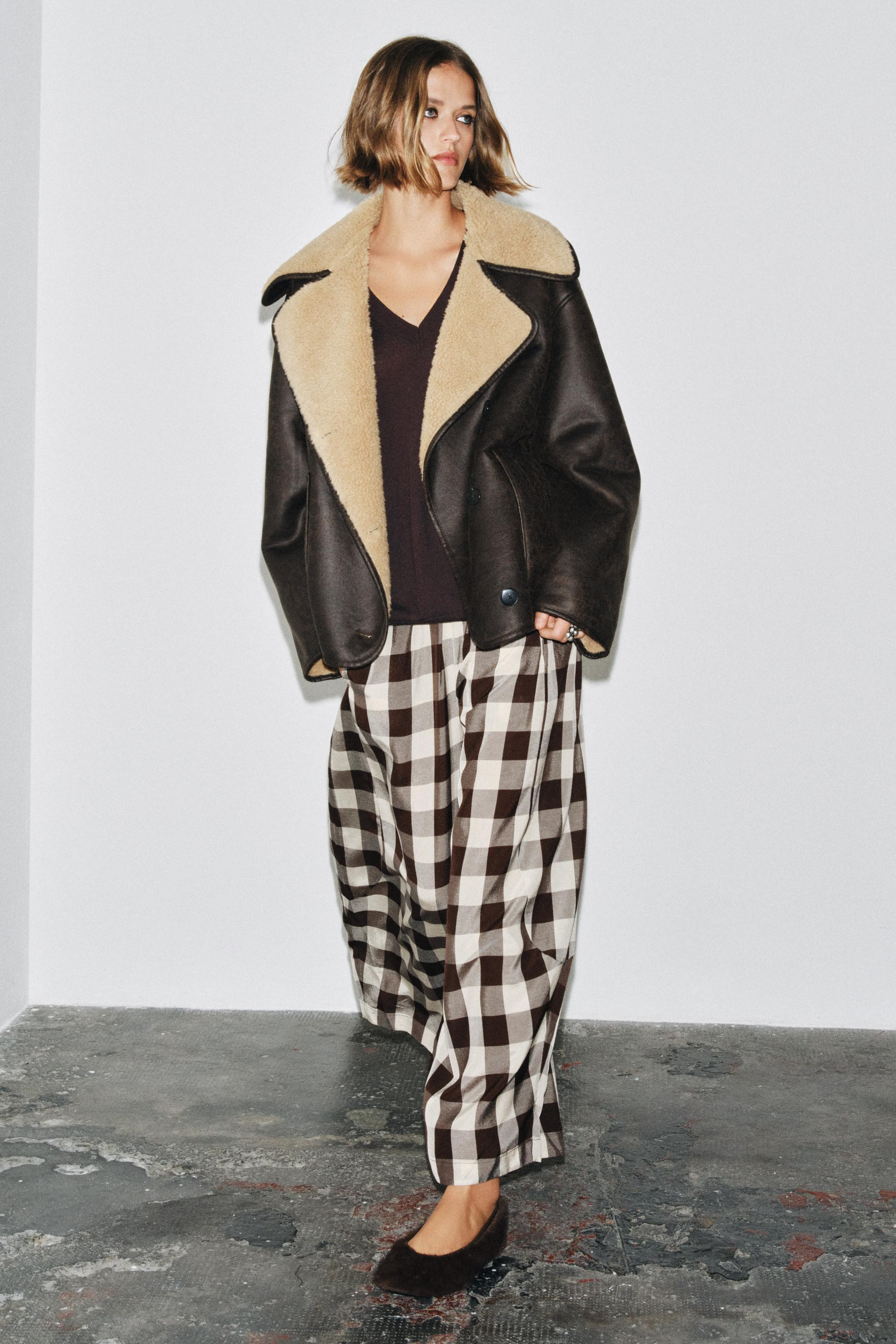 ZW COLLECTION DOUBLE-FACED JACKET | Zara US