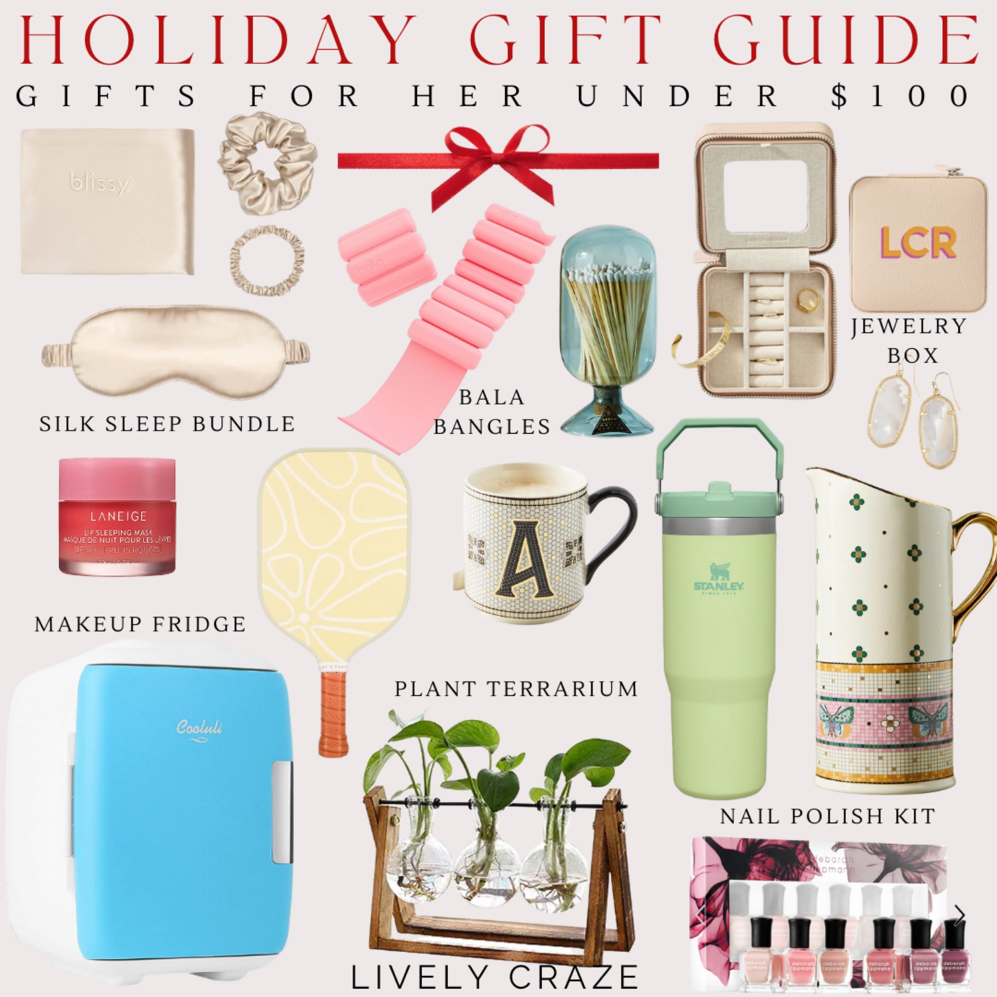 Holiday gift guide gifts for her under $100 

#LTKHoliday #LTKSeasonal #LTKGiftGuide