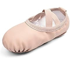 Stelle Girls Ballet Shoes Boys Toddler Soft Leather Dance Slippers for Toddler/Little Kid/Big Kid | Amazon (US)