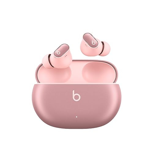 Beats Studio Buds + True Wireless Noise Cancelling Earbuds - Enhanced Apple & Android Compatibility, Built-in Microphone, Sweat Resistant Bluetooth Headphones, Spatial Audio - Cosmic Pink | Amazon (US)