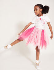 Sequin Unicorn Short Sleeve Disco Dress Pink | Monsoon (UK)
