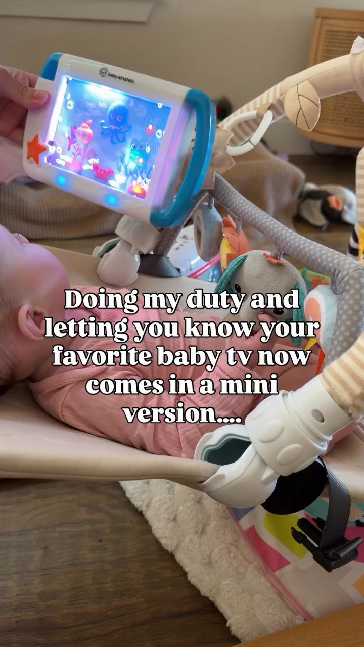The baby Einstein tv now comes in a smaller more travel friendly version and this now comes with us on every car ride! 



#babytoys #babymusthaves #babydevelopment #babyactivities

#LTKBaby #LTKKids