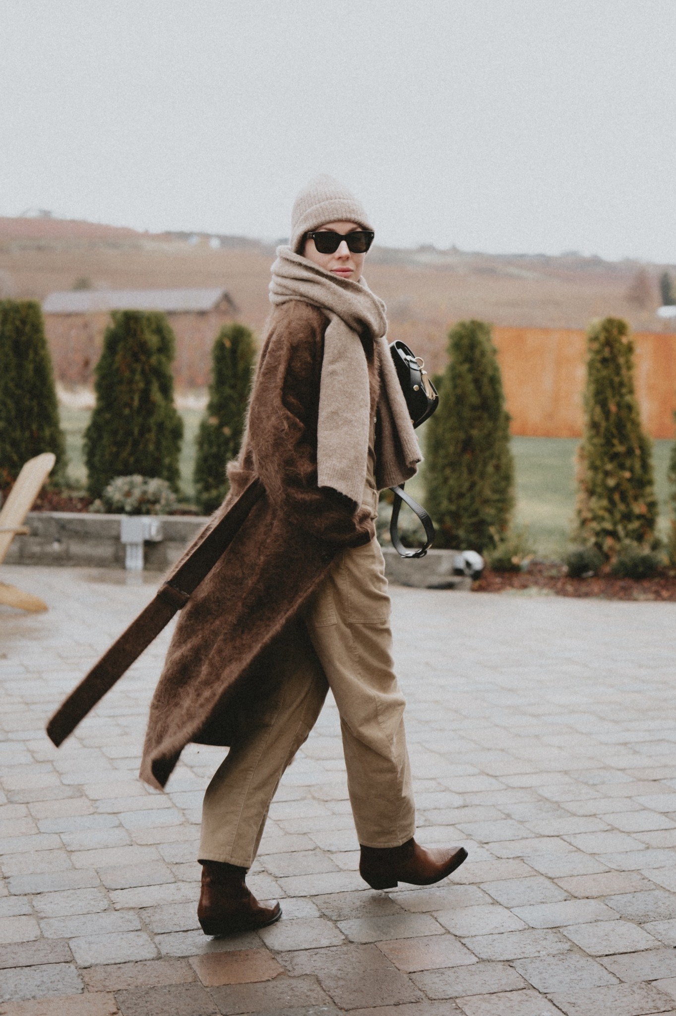 Nili Lotan Shon pants in corduroy + Golden Goose Debbie boots + Sézane Paul beanie & Marianne scarf + Gucci horsebit bag + guest in Residence cashmere cardigan coat. 

#LTKWorkwear #LTKootd #LTKSeasonal