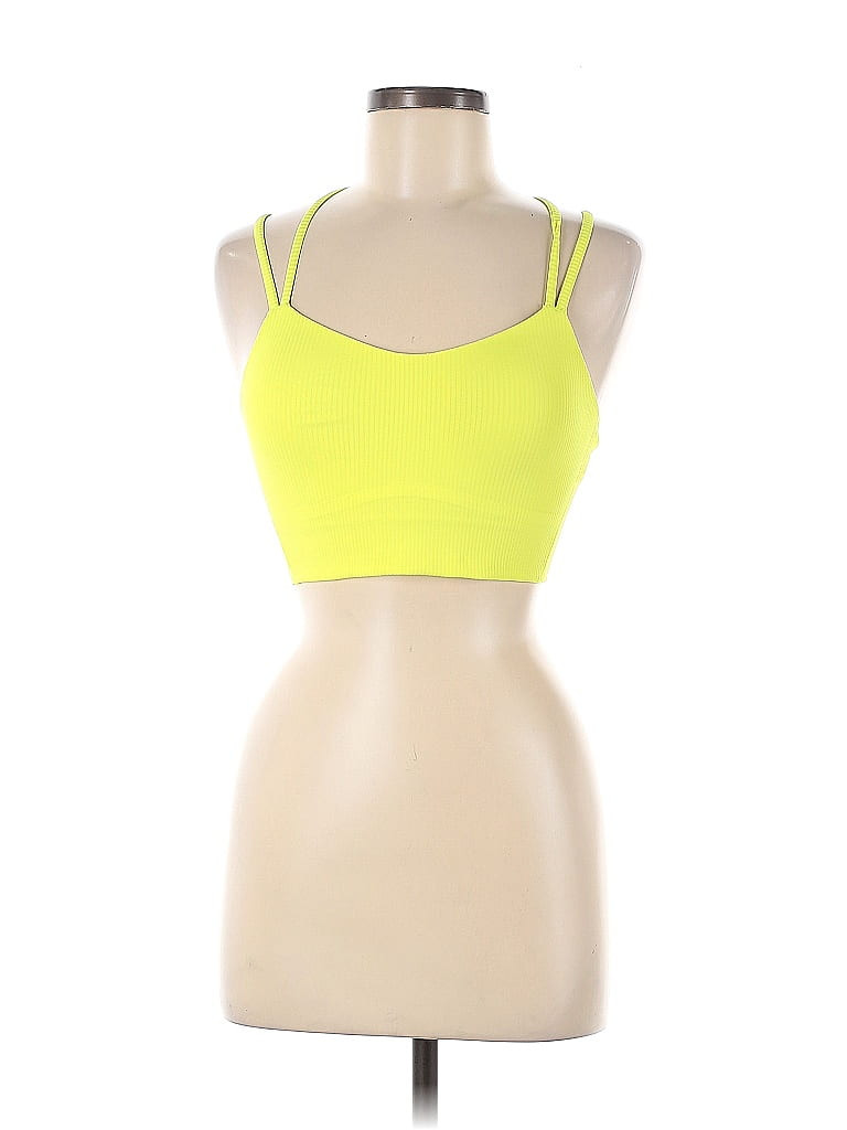 Lululemon Athletica Sports Bra: Yellow Activewear - Size 8 | ThredUp
