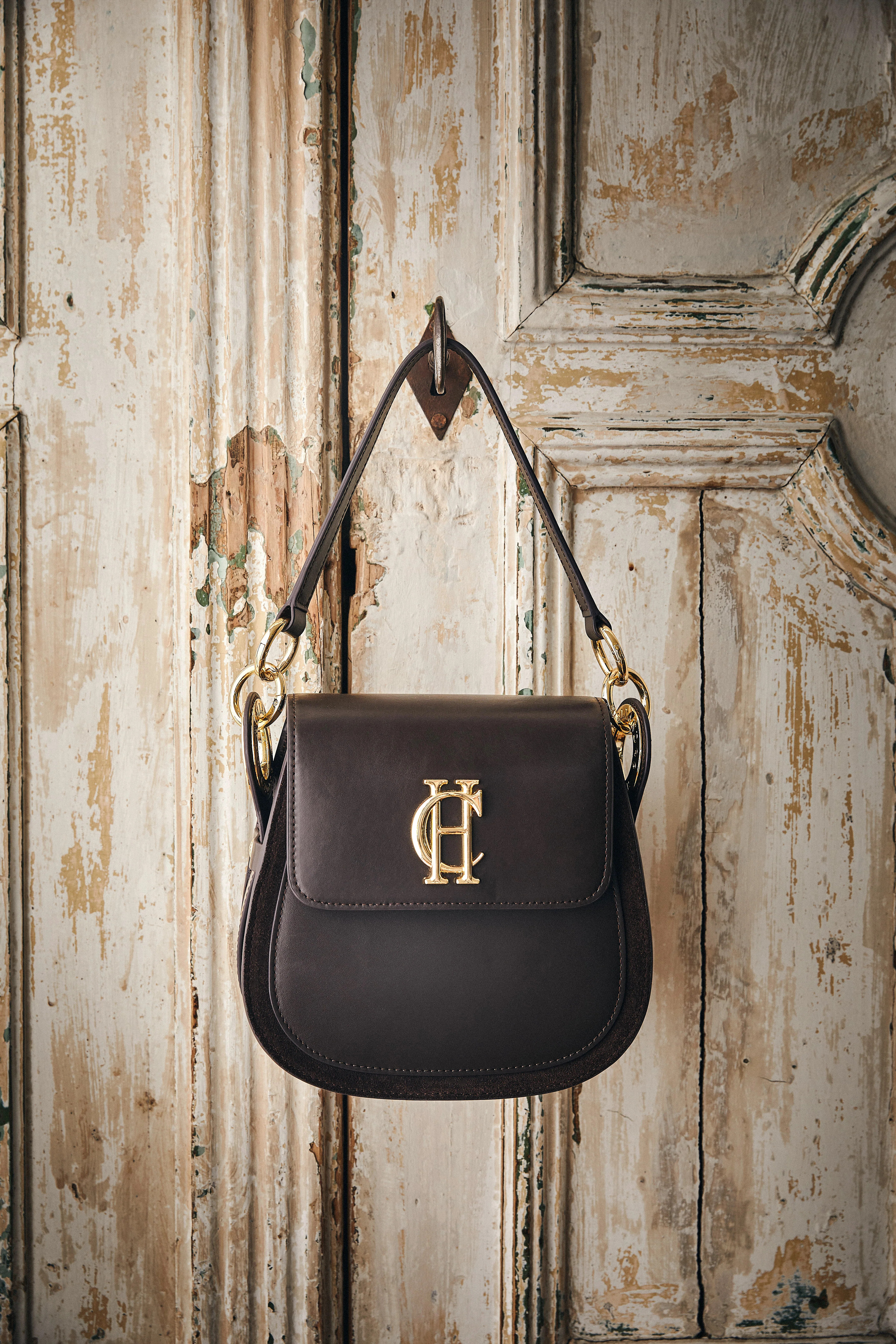 Chelsea Saddle Bag (Chocolate) | Holland Cooper