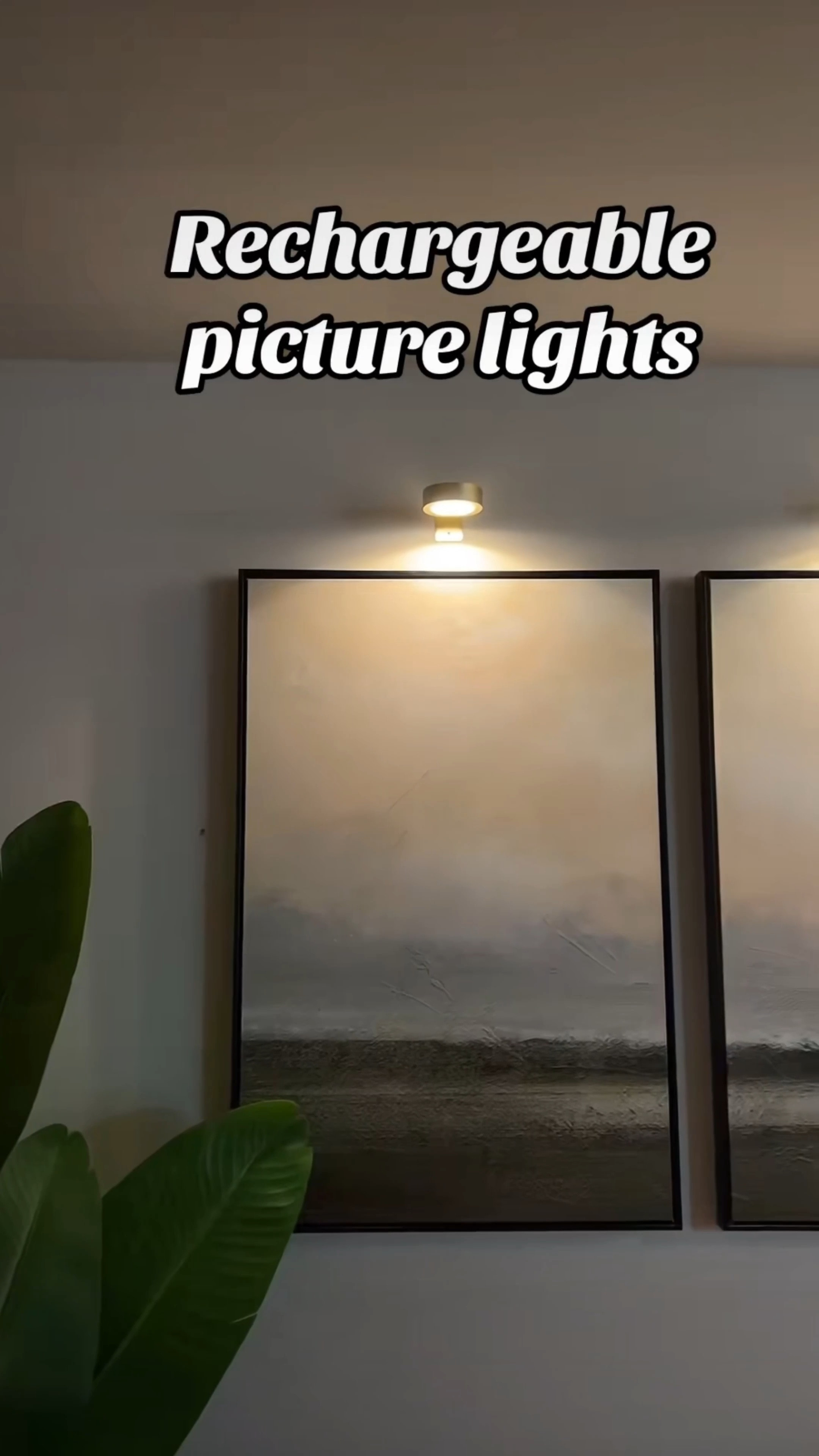 Picture lighting to add ambiance to your home. 

#LTKHome #LTKWatchNow #LTKFindsUnder50