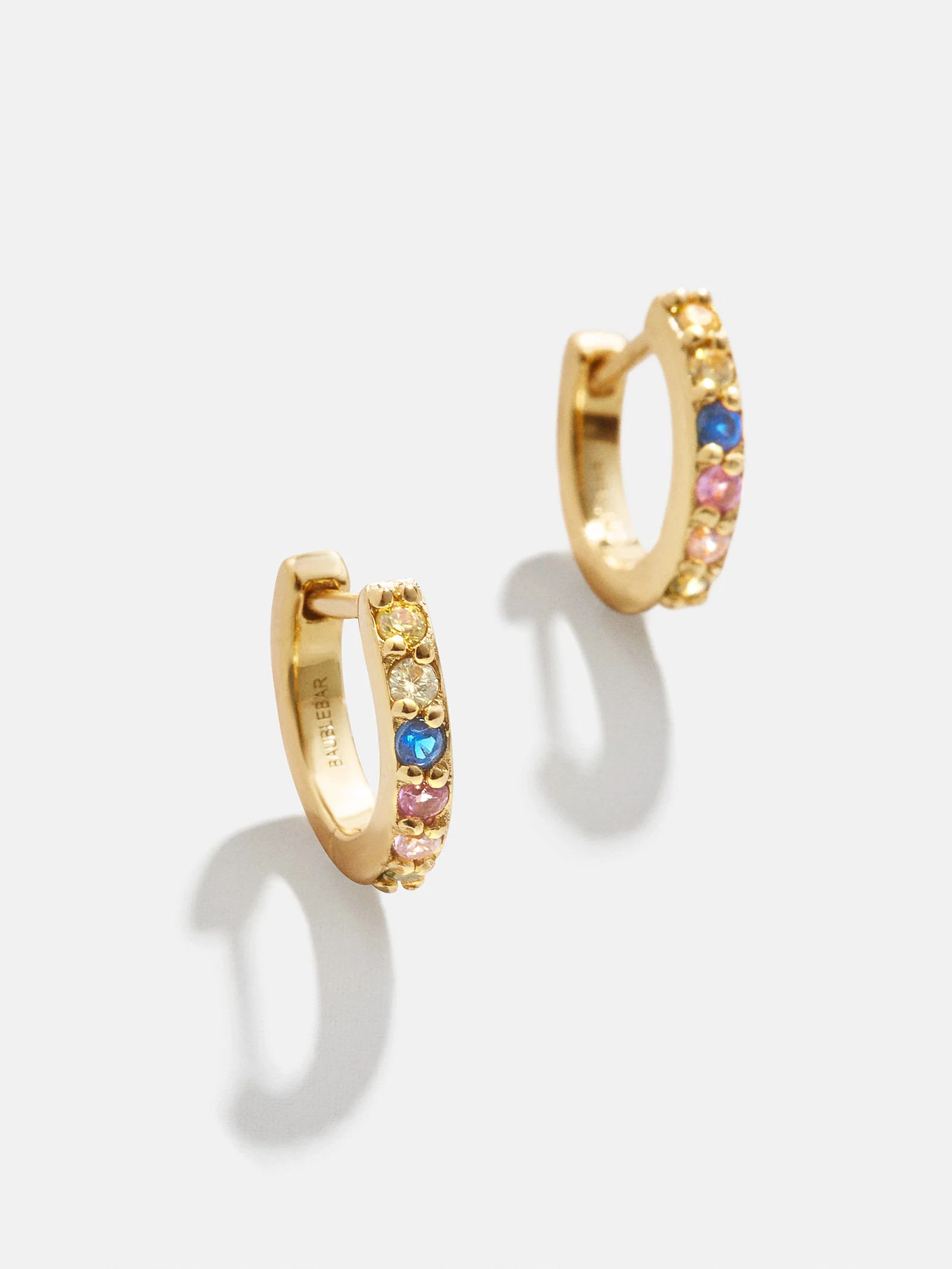 Tori 18K Gold Kids' Earrings - Gold/Multi | BaubleBar