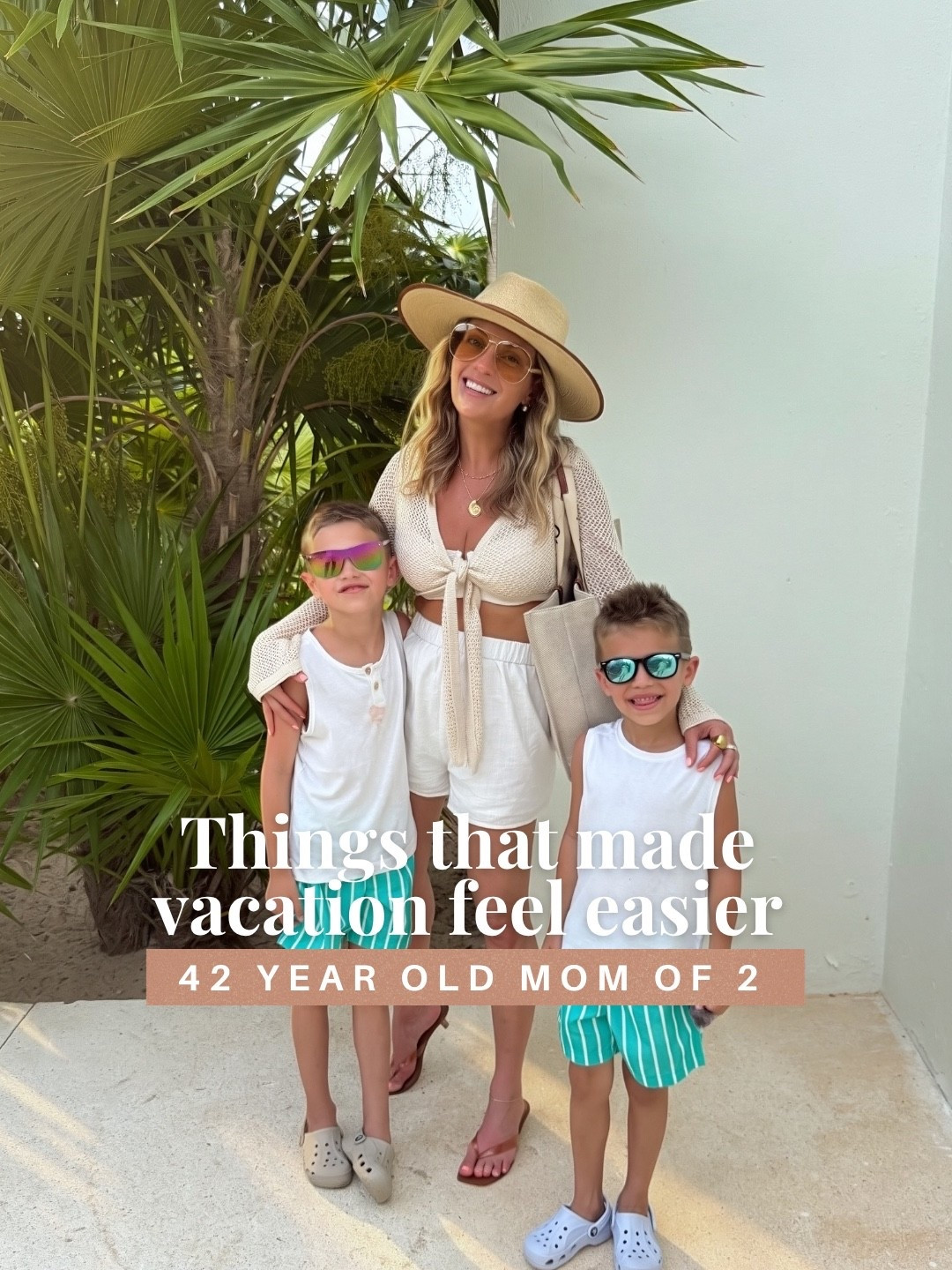 Comment SHOP and I’ll send you a DM with links to all of my vacation favorites. XX

You have to be following me @thestylishdetail in order to receive the message with details.

As a 42-year-old mom of two boys, these are the things I packed, wore, and reached for on repeat—the little things that made vacation feel easier while still helping me feel like myself.

#momlife #vacation #over40style #vacationstyle #travelwithkids

#LTKdayinmylife #LTKmomlife