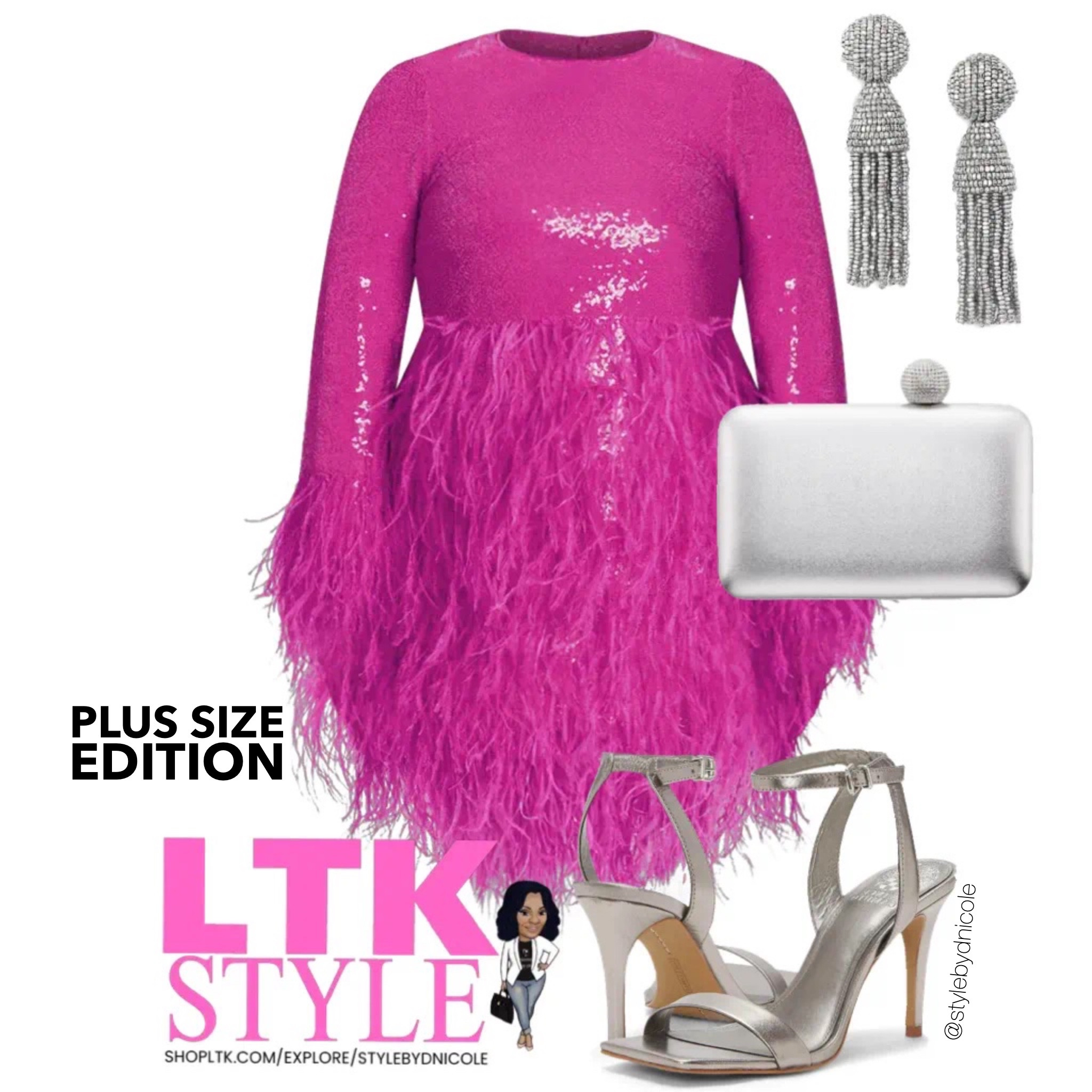 Girlfriend, you'll be the talk of the party in this lil number!

Available in sizes 14-26. 

#LTKHoliday #LTKParties #LTKPlusSize