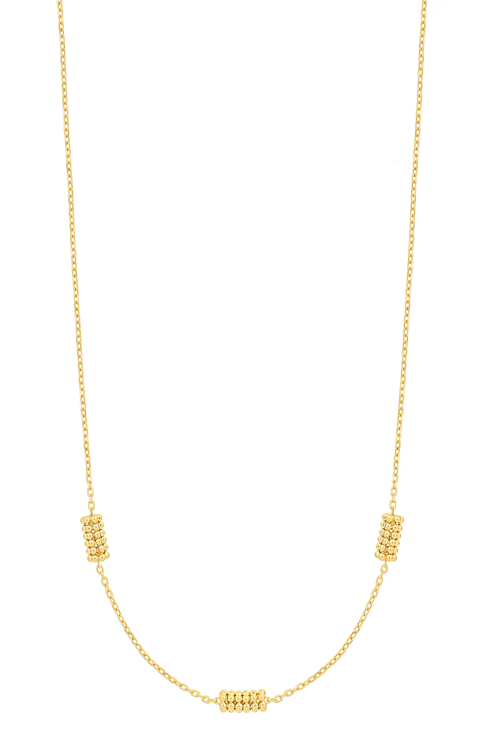 Bony Levy 14K Gold Bead Cluster Necklace | Nordstrom | Nordstrom