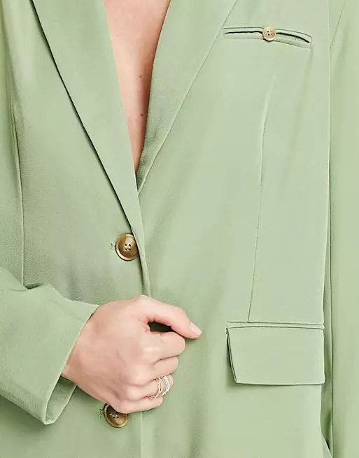 4th & Reckless blazer in green - part of a set | ASOS | ASOS (Global)